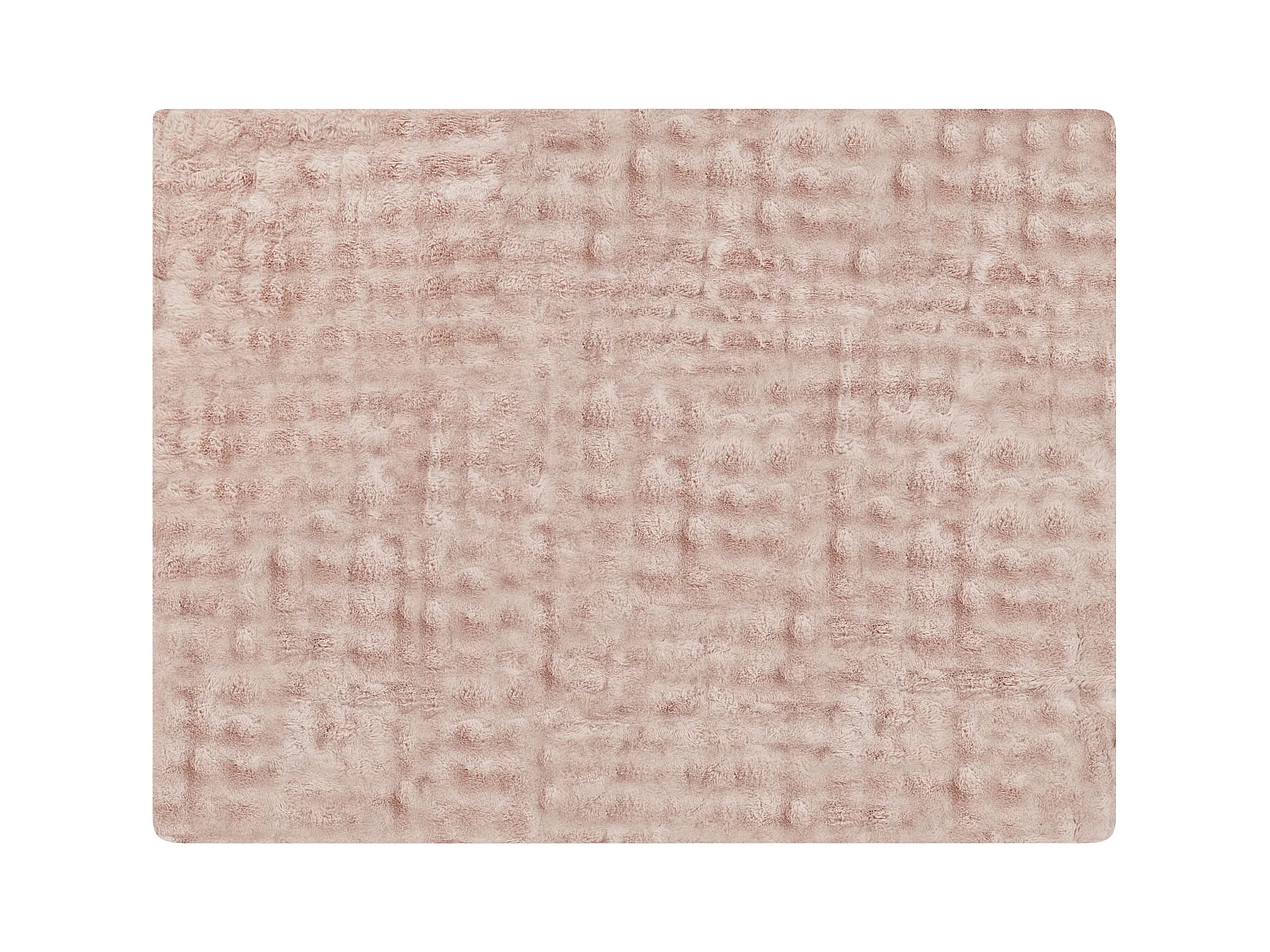 Couverture SALKA Fourrure synthétique 150 x 200 cm Rose pastel