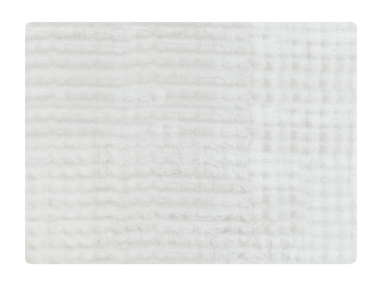 Couverture SALKA Fourrure synthétique 150 x 200 cm Blanc