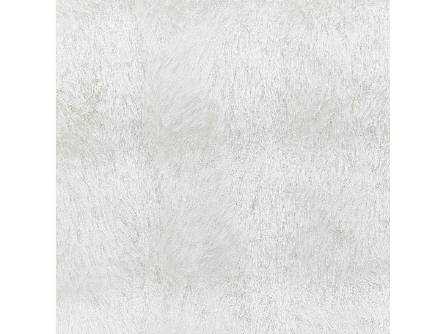 Couverture SALKA Fourrure synthétique 150 x 200 cm Blanc