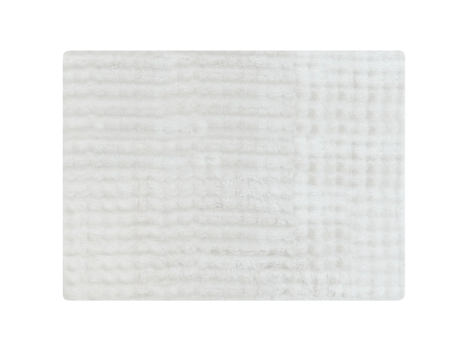 Blanket SALKA Faux Fur 150 x 200 cm White