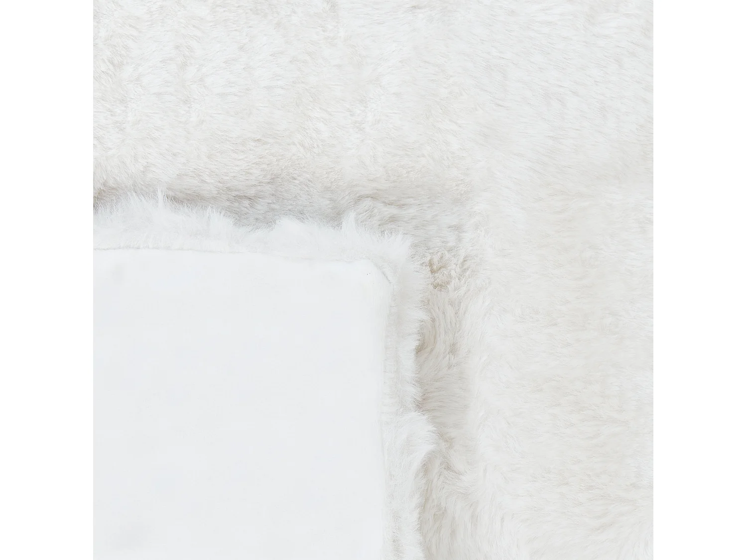 Blanket SALKA Faux Fur 150 x 200 cm White