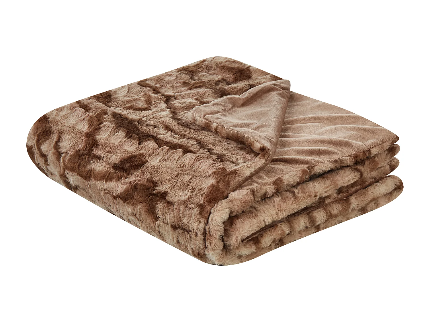 Plaid BAKIRA Nepbont 150 x 200 cm Bruin