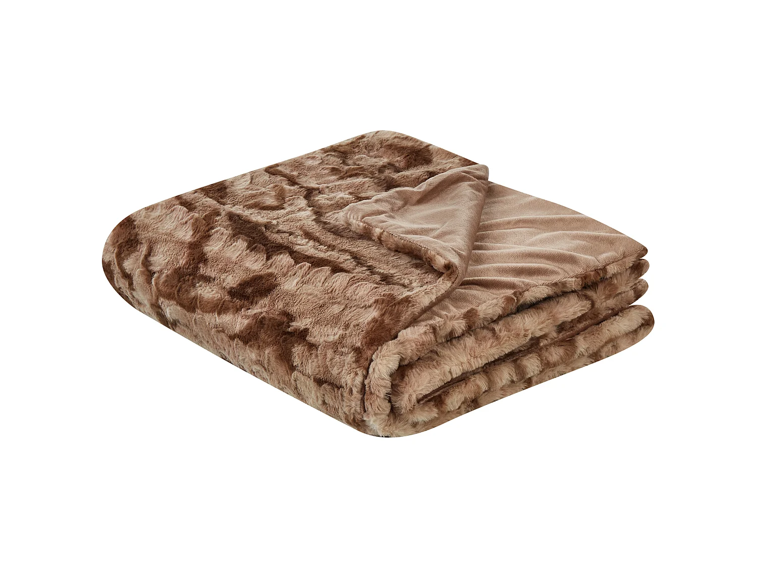 Couverture BAKIRA Fourrure synthétique 150 x 200 cm Marron