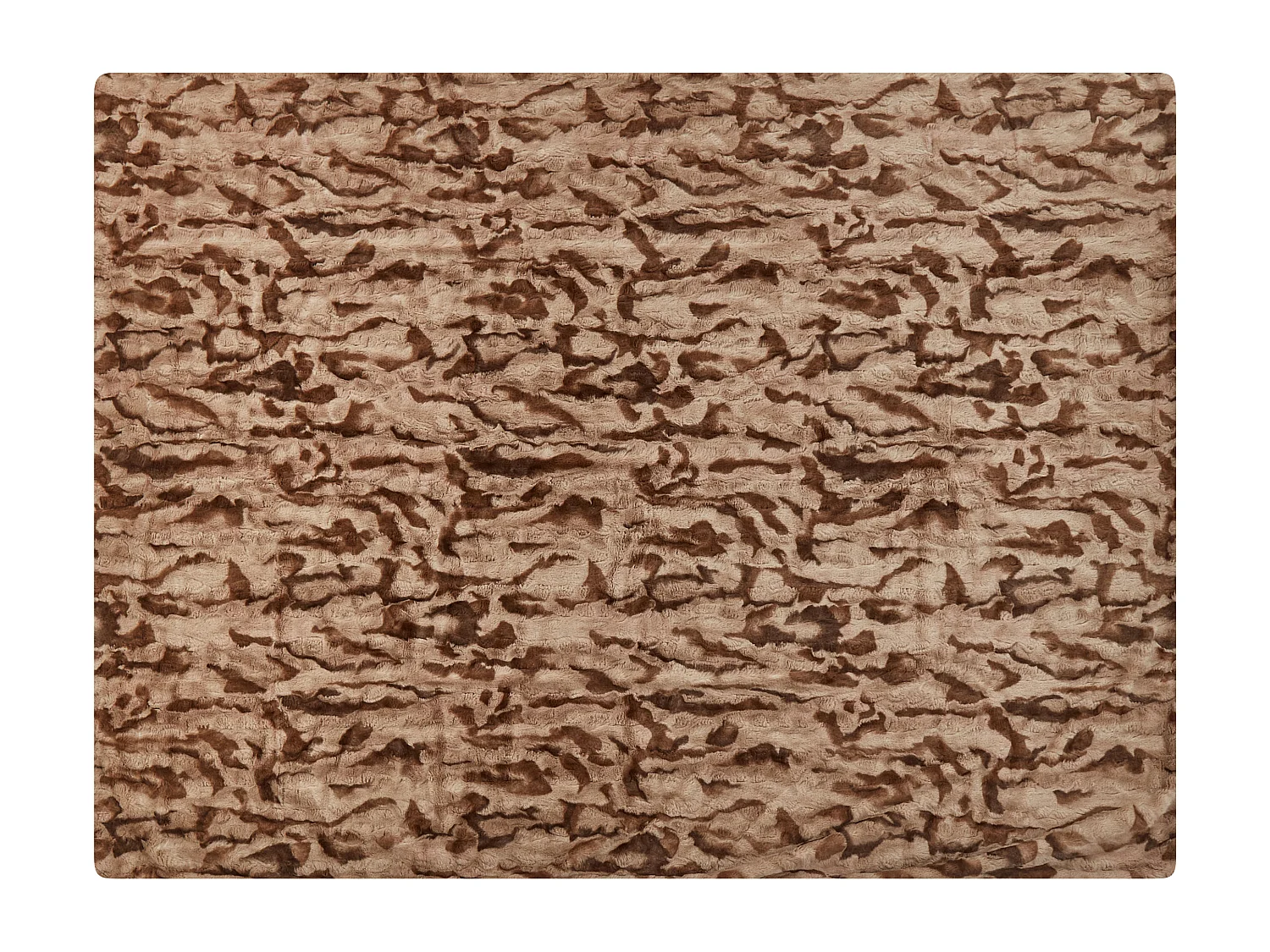 Couverture BAKIRA Fourrure synthétique 150 x 200 cm Marron