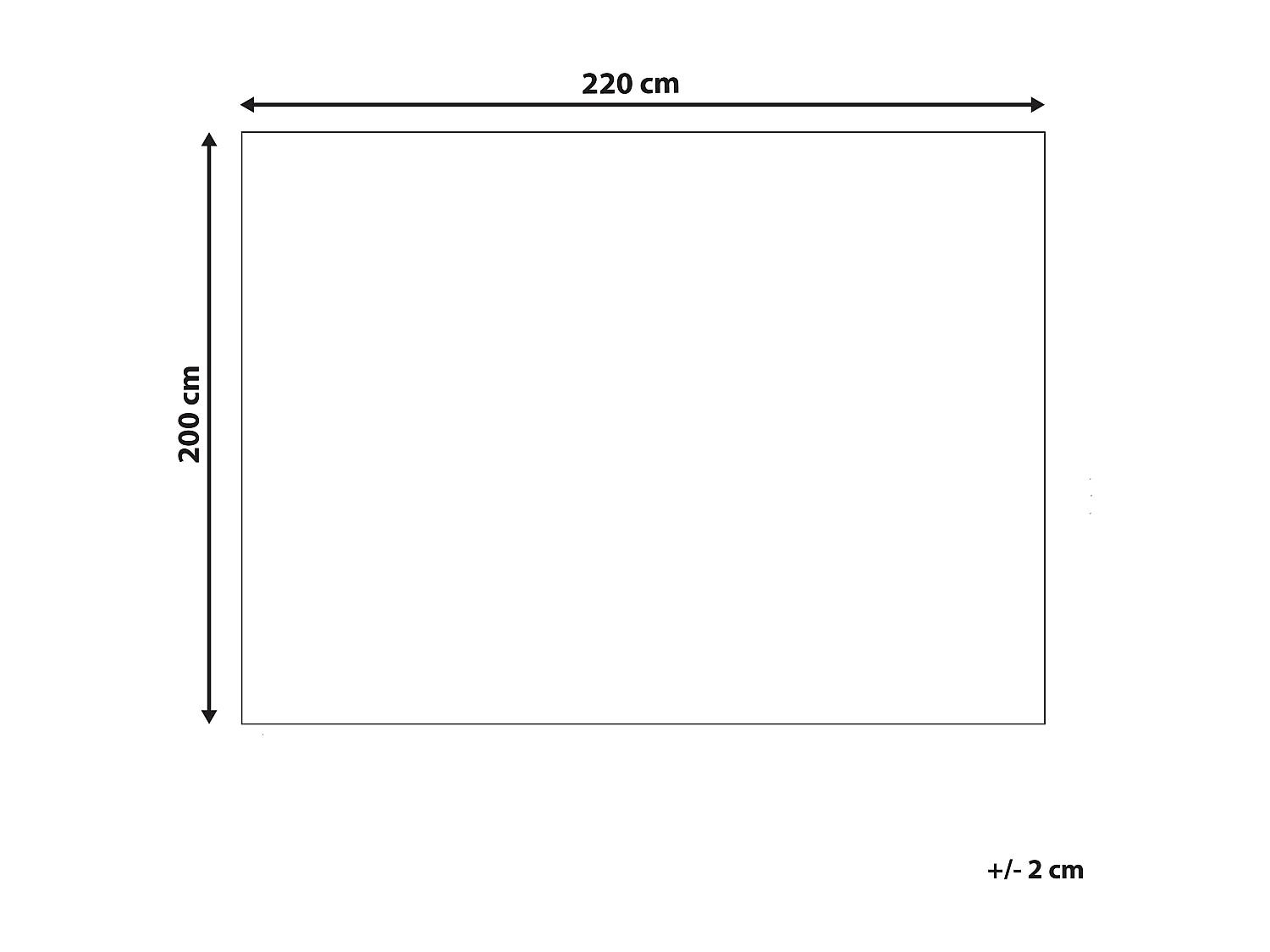 Manta BAKIRA Pelo sintético 200 x 220 cm Marrón
