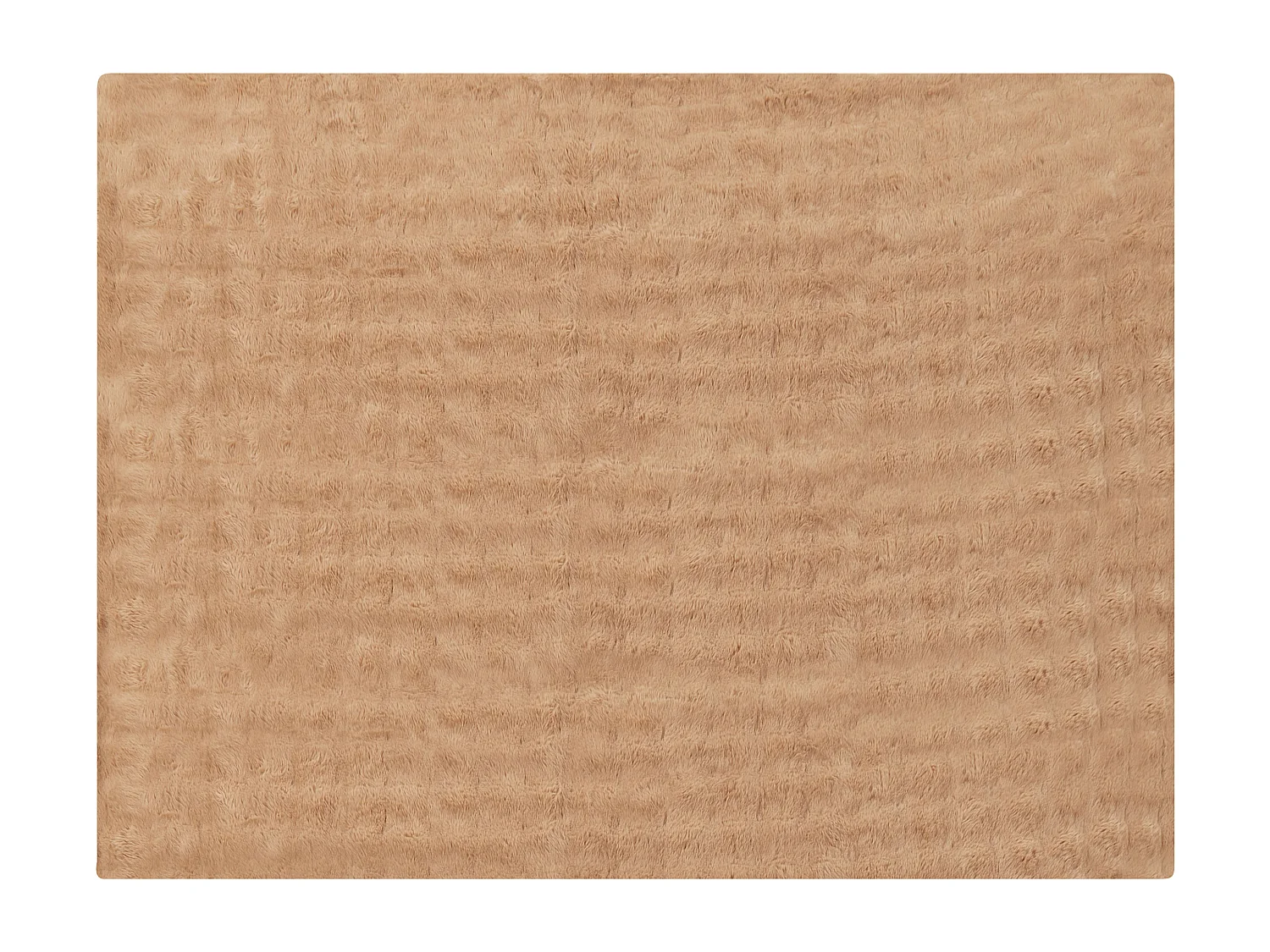 Couverture SALKA Fourrure synthétique 150 x 200 cm Marron