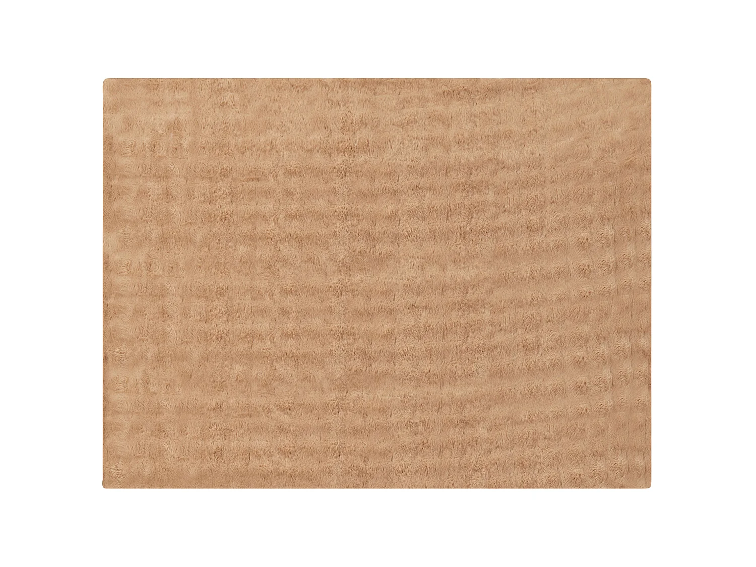 Blanket SALKA Faux Fur 150 x 200 cm Brown