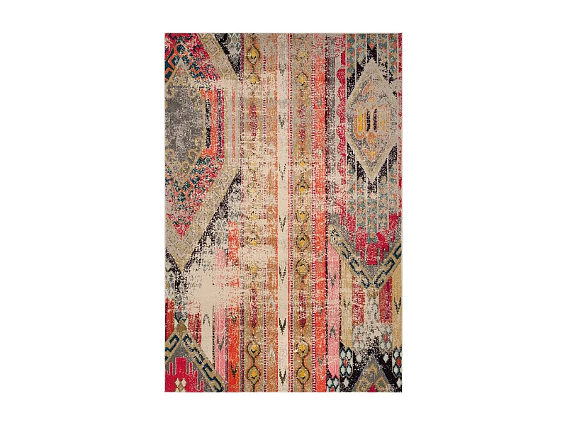 Tapis Gris/Multicolore 155 X 231 cm - Livia