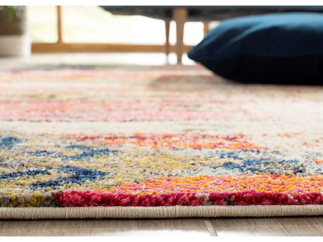 Tapis Gris/Multicolore 155 X 231 cm - Livia