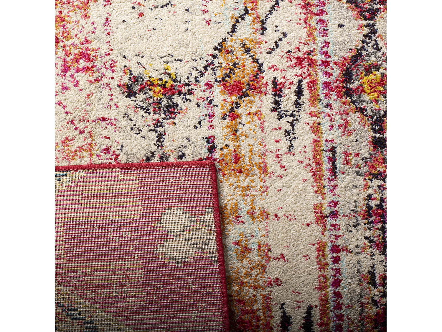 Tapis Rose/Multicolore 122 X 170 cm - Livia