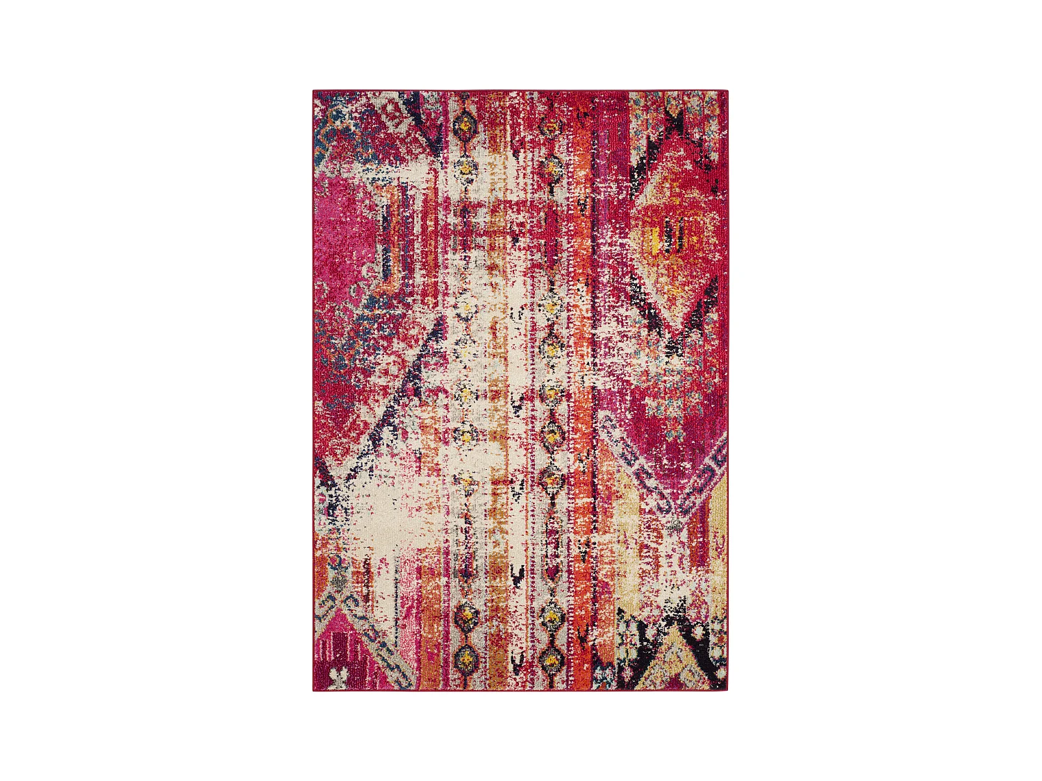 Tapis Rose/Multicolore 91 X 152 cm - Livia