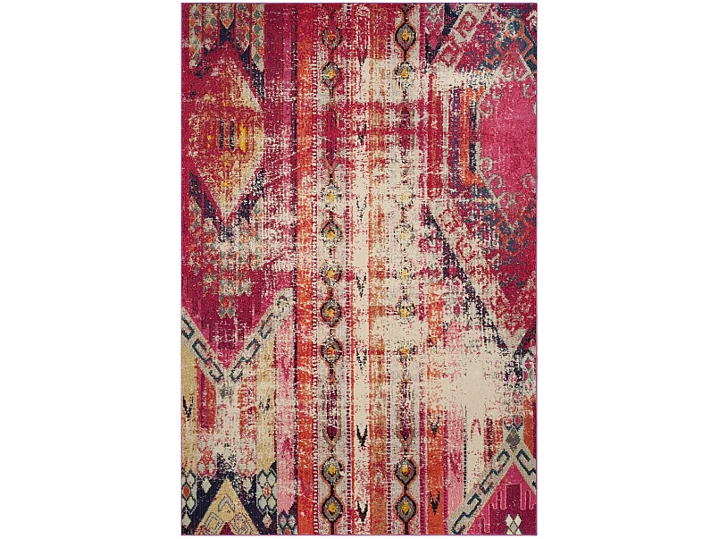 Tapis Rose/Multicolore 201 X 279 cm - Livia