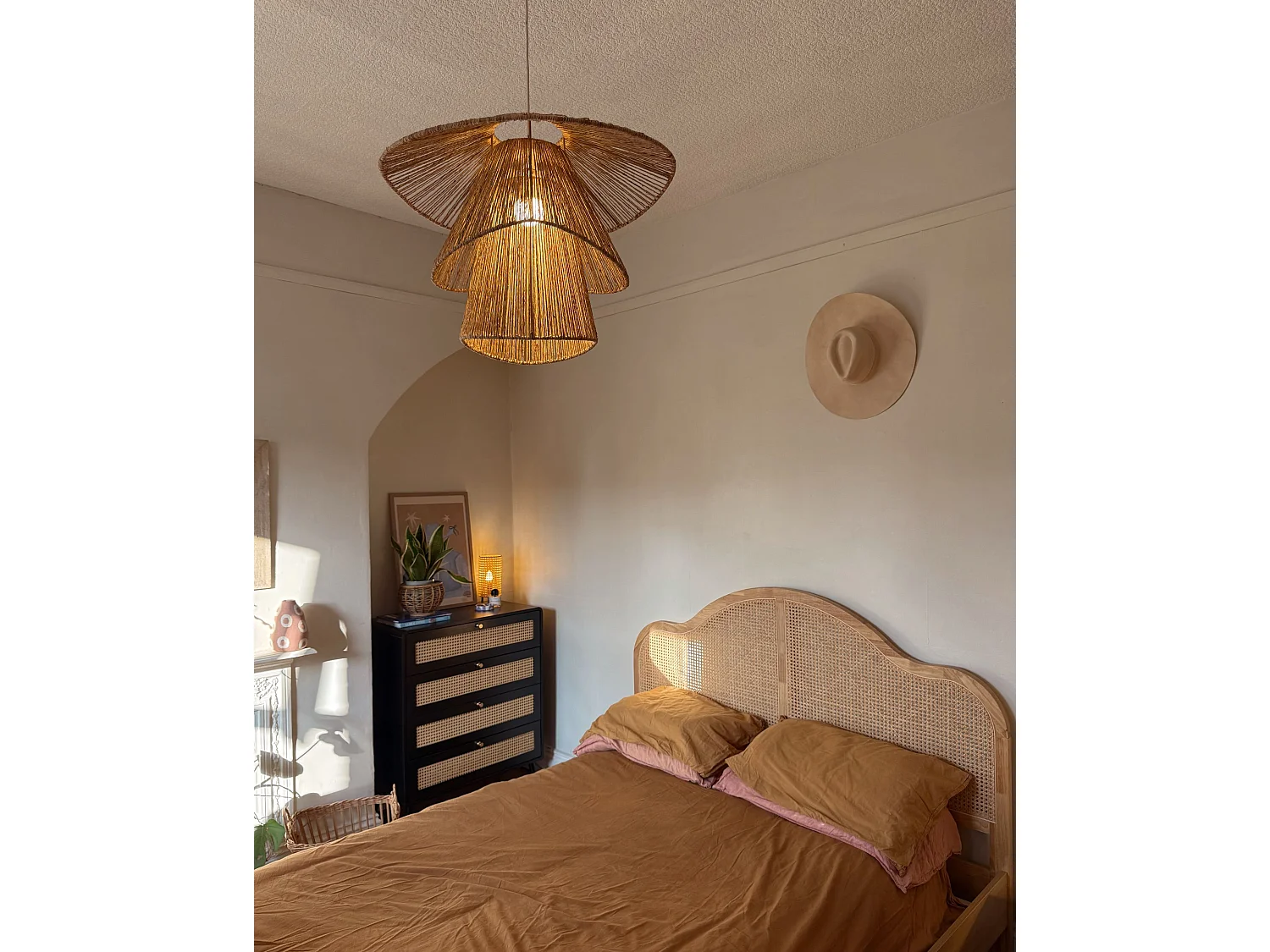 Lampe suspension BEDAS Jute Naturel