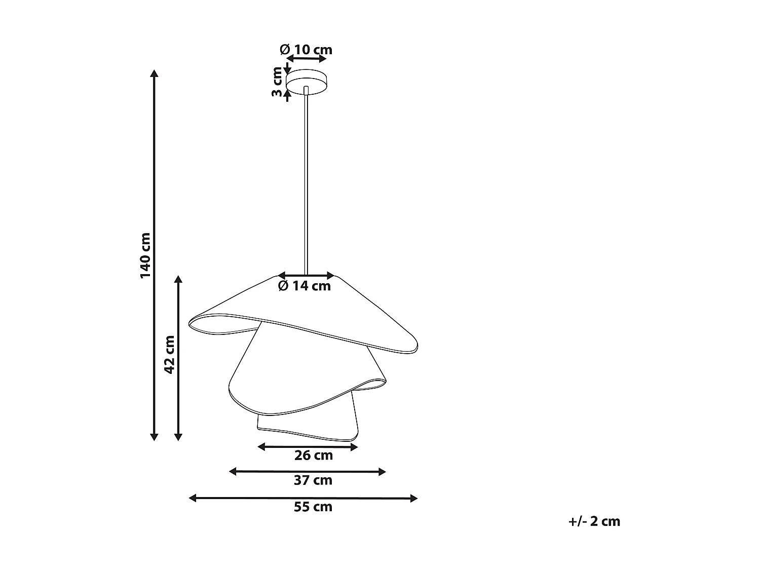 Lampe suspension BEDAS Jute Naturel