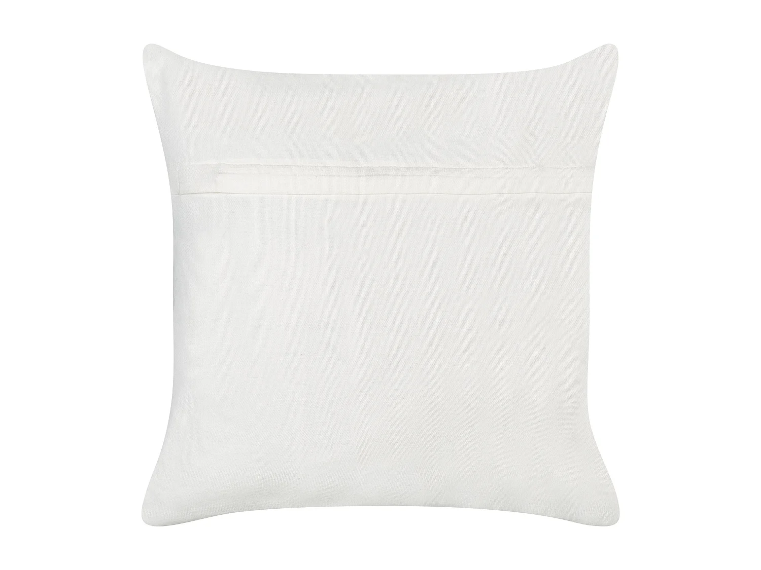 Conjunto de 2 almofadas decorativas CADETIA Algodão 45 x 45 cm Branco Sólido