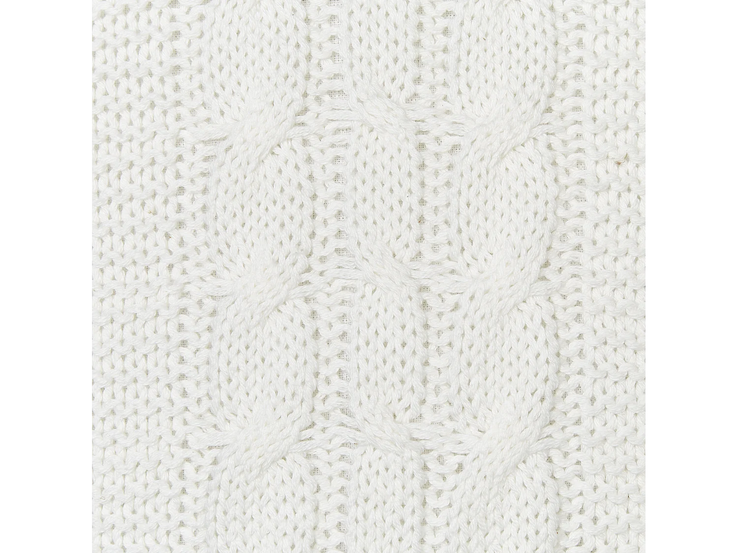 Lot de 2 coussins décoratifs CADETIA Coton 45 x 45 cm Blanc Unicolore