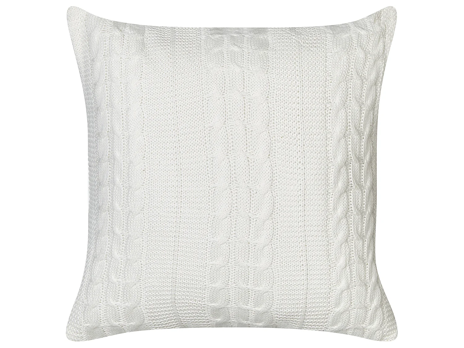 Set di 2 cuscini CADETIA Cotone 45 x 45 cm Bianco Tinta unita