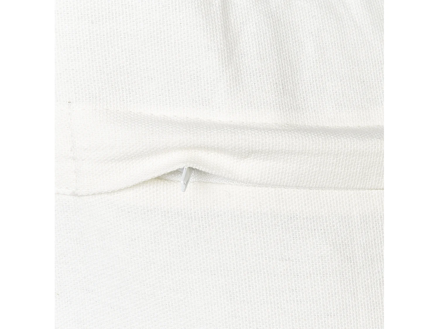 Set di 2 cuscini CADETIA Cotone 45 x 45 cm Bianco Tinta unita