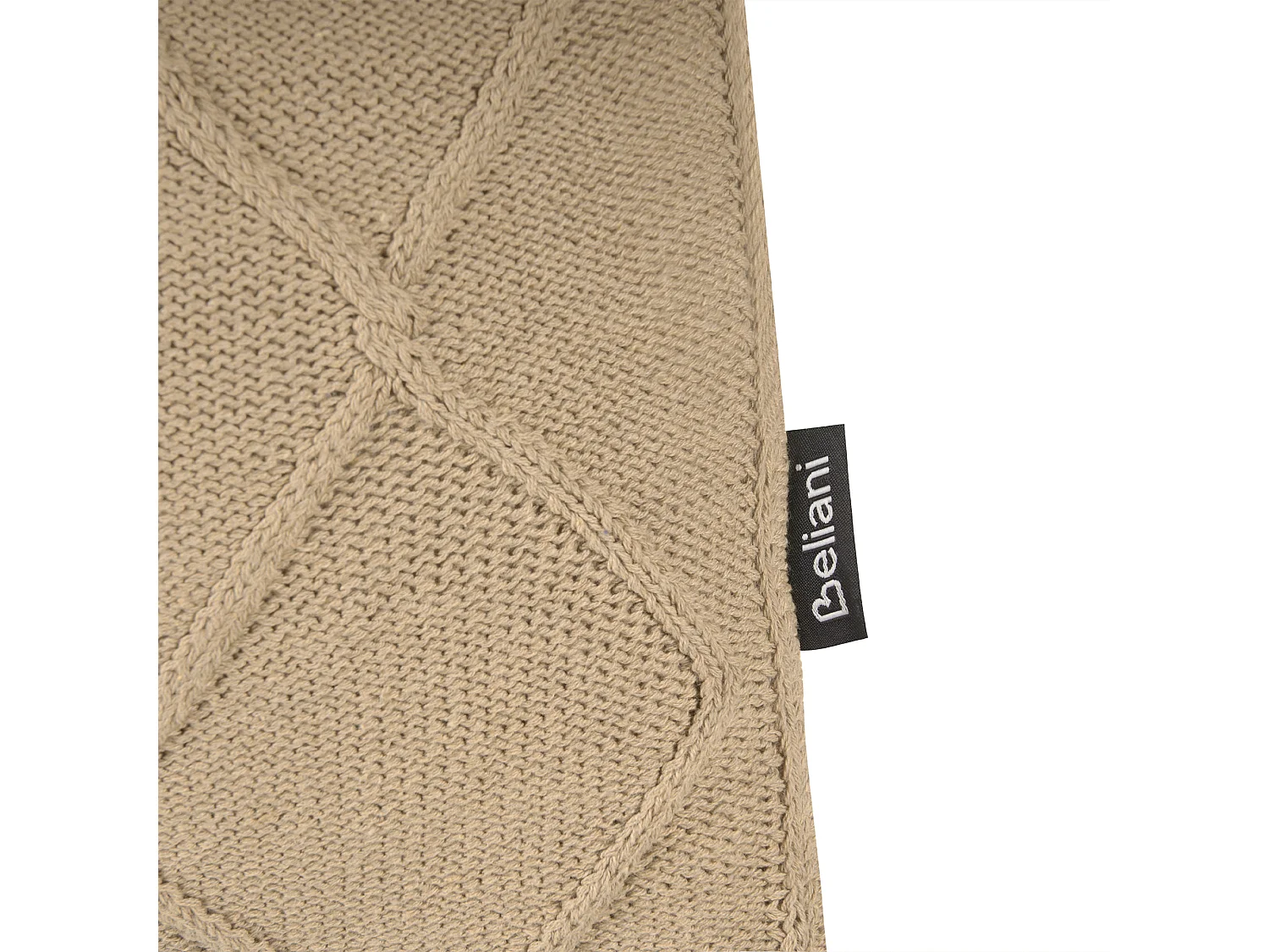 Lot de 2 coussins décoratifs CAESIA Coton 30 x 50 cm Beige Unicolore