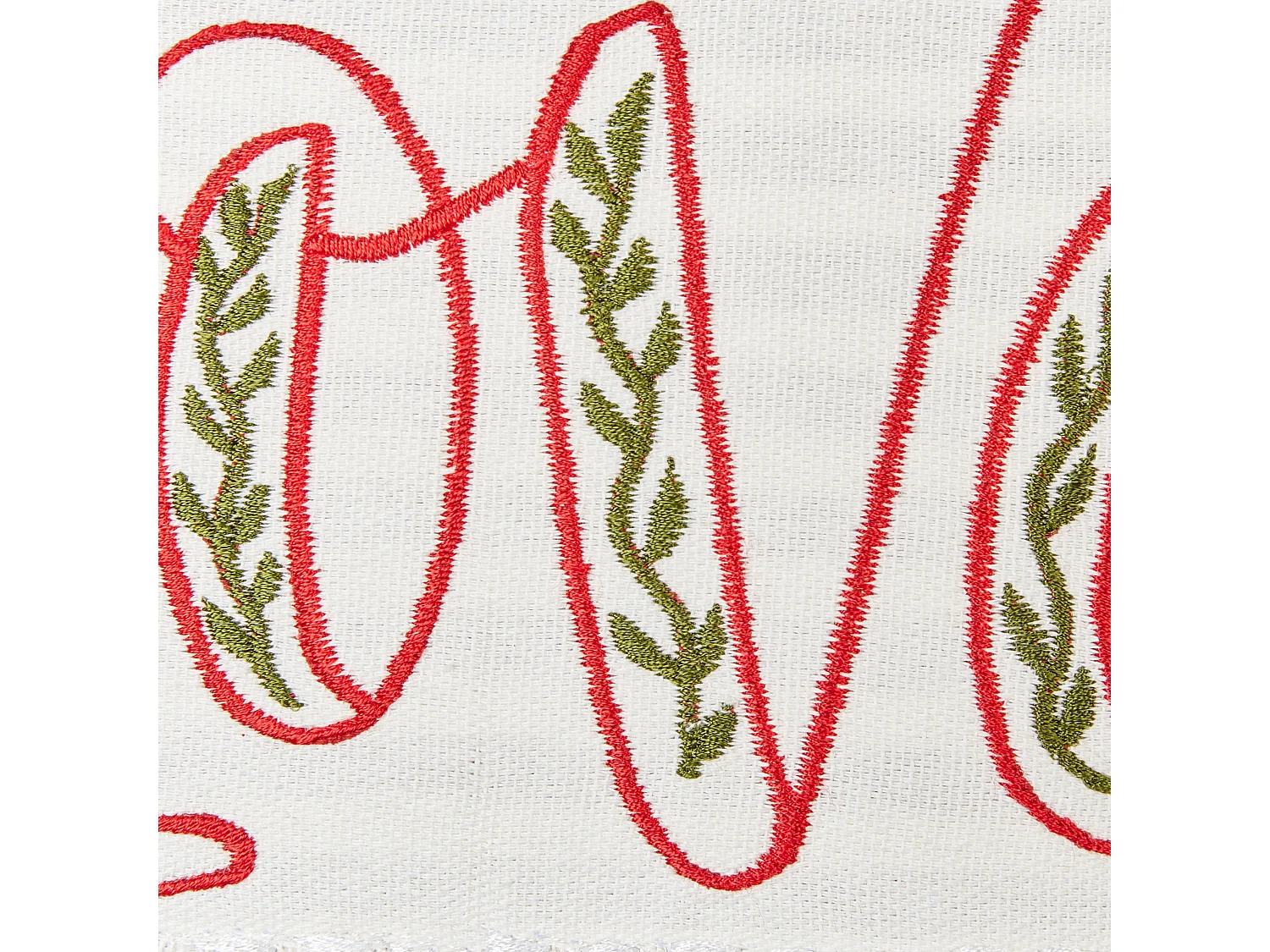 Set van 2 decoratieve kussens ALSINE Katoen 30 x 50 cm Rood Gestreept