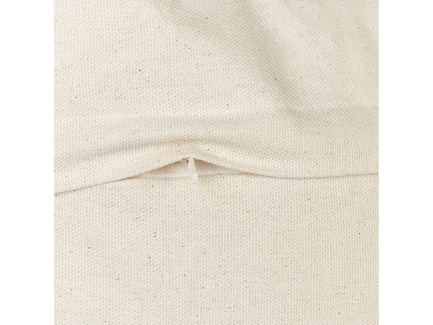 Lot de 2 coussins décoratifs CAESIA Coton 30 x 50 cm Beige clair Unicolore