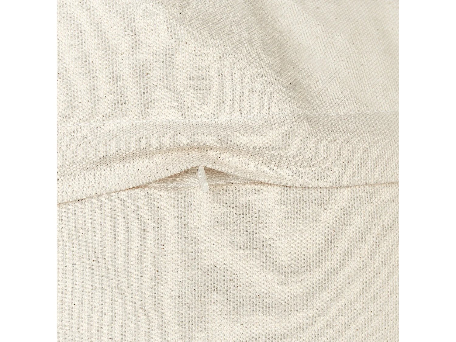 Set van 2 decoratieve kussens CAESIA Katoen 30 x 50 cm Lichtbeige Effen