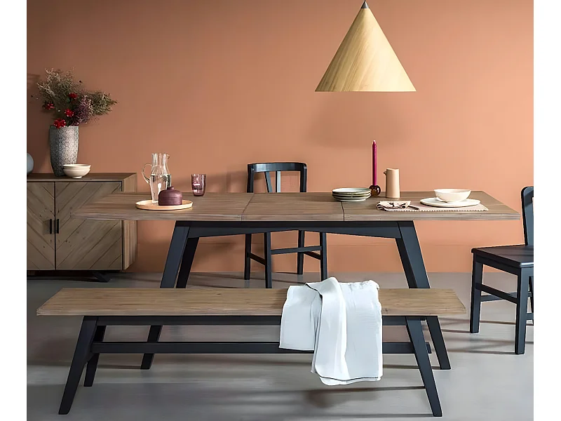 Banc en bois recyclé 160 cm VITTORIA