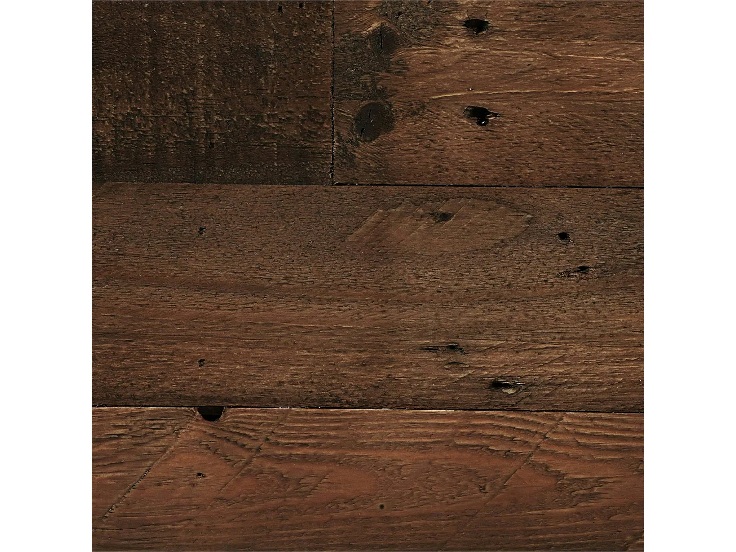 Banc de table bois recyclé piètement noir 140 cm ADÉLAÏDE