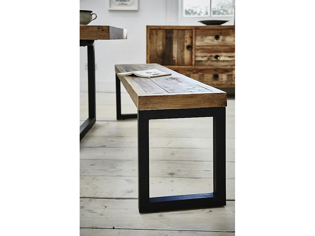 Banc bois recyclé 155cm BRISBANE