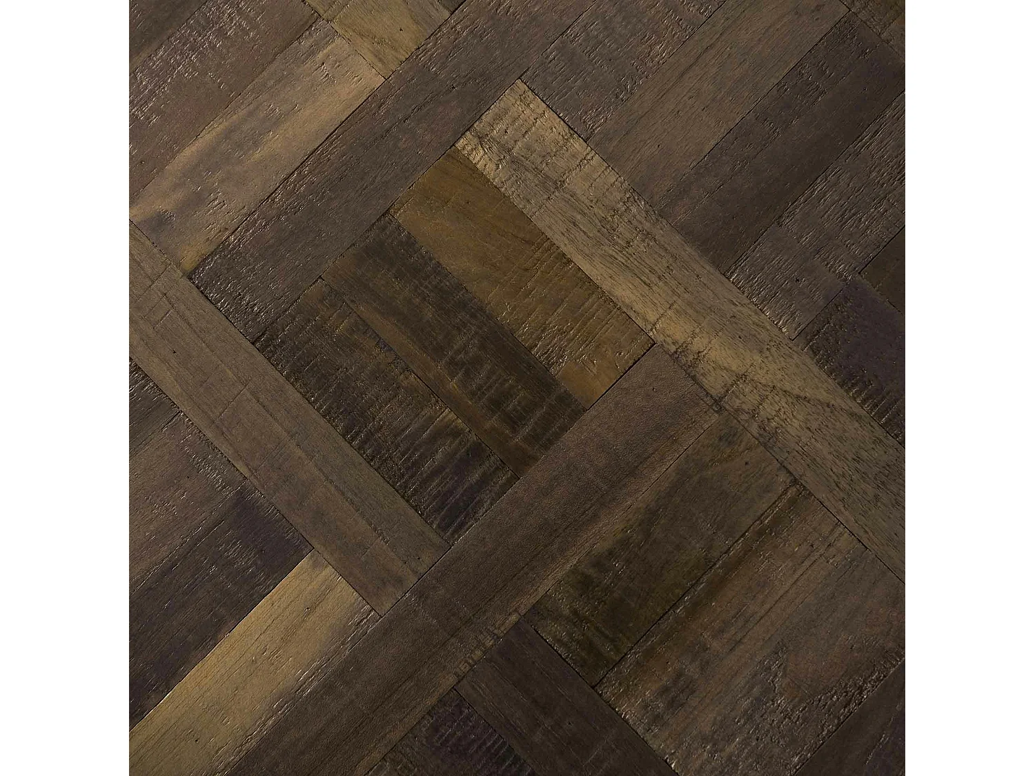 Banc de table en bois de teck brun motif croisé 170 cm AMBON