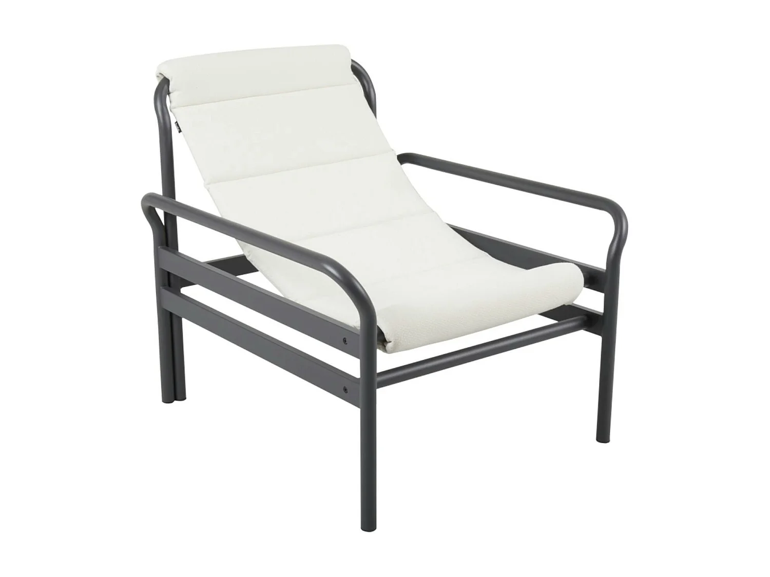 Salon de jardin en aluminium gris ardoise (4 pièces) OSLO