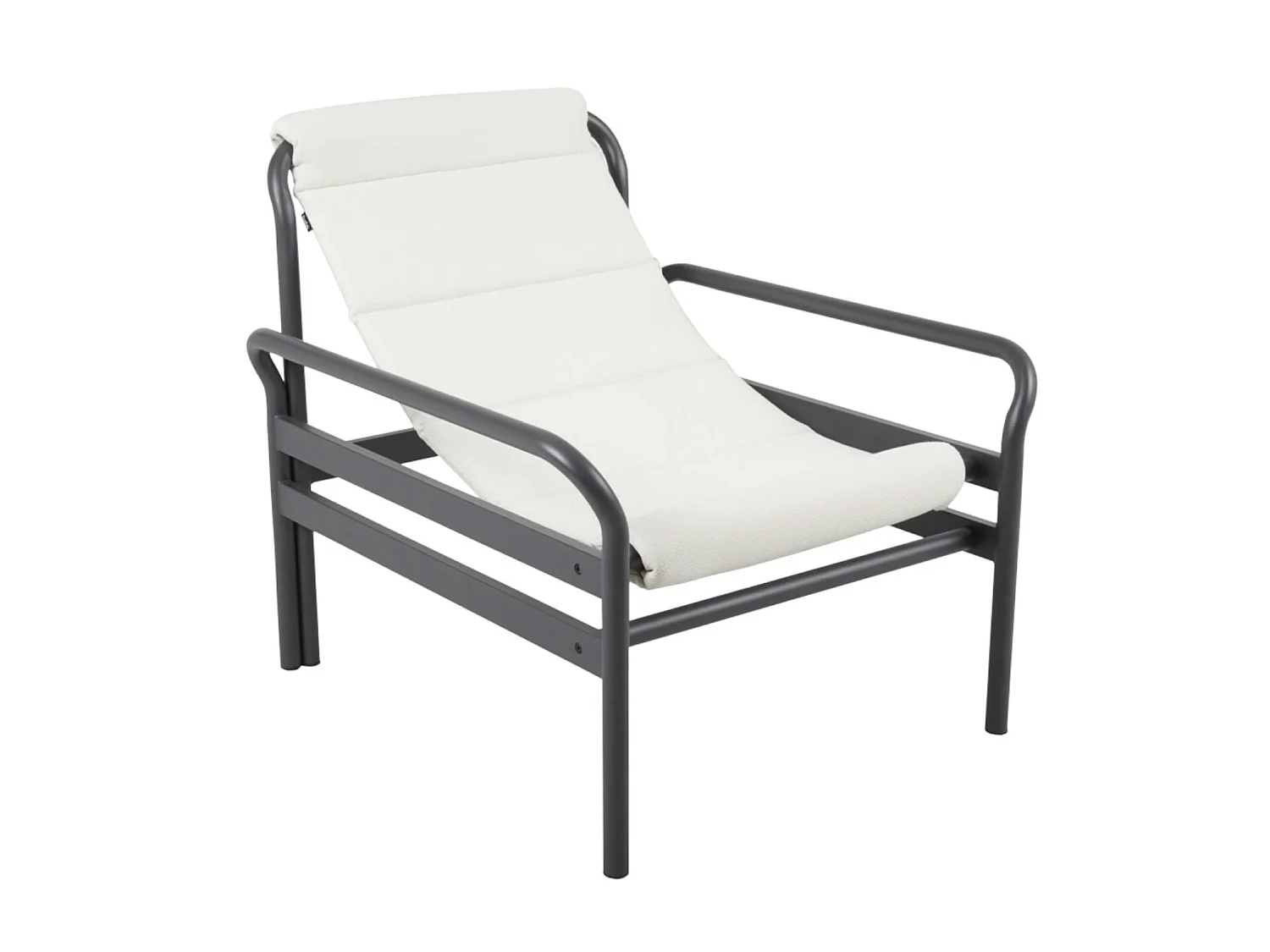 Salon de jardin en aluminium gris ardoise (4 pièces) OSLO