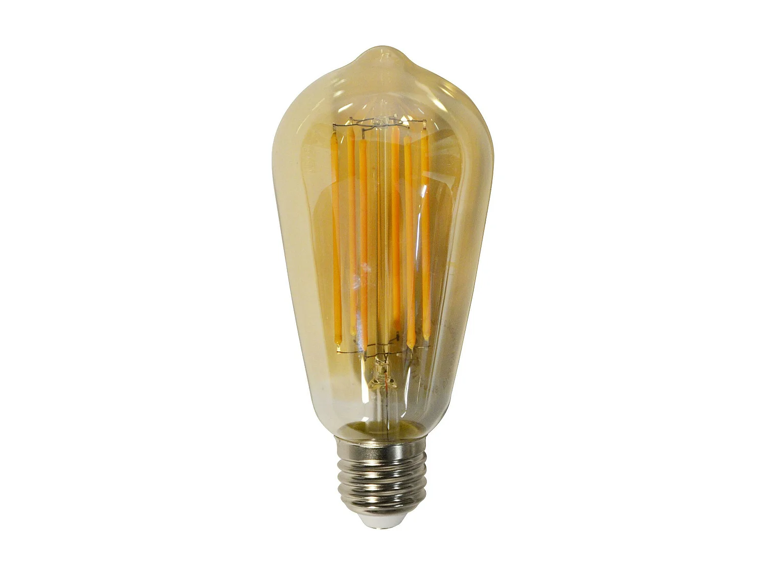 Ampoule goutte ambrée LED filament lumière chaude (E27)