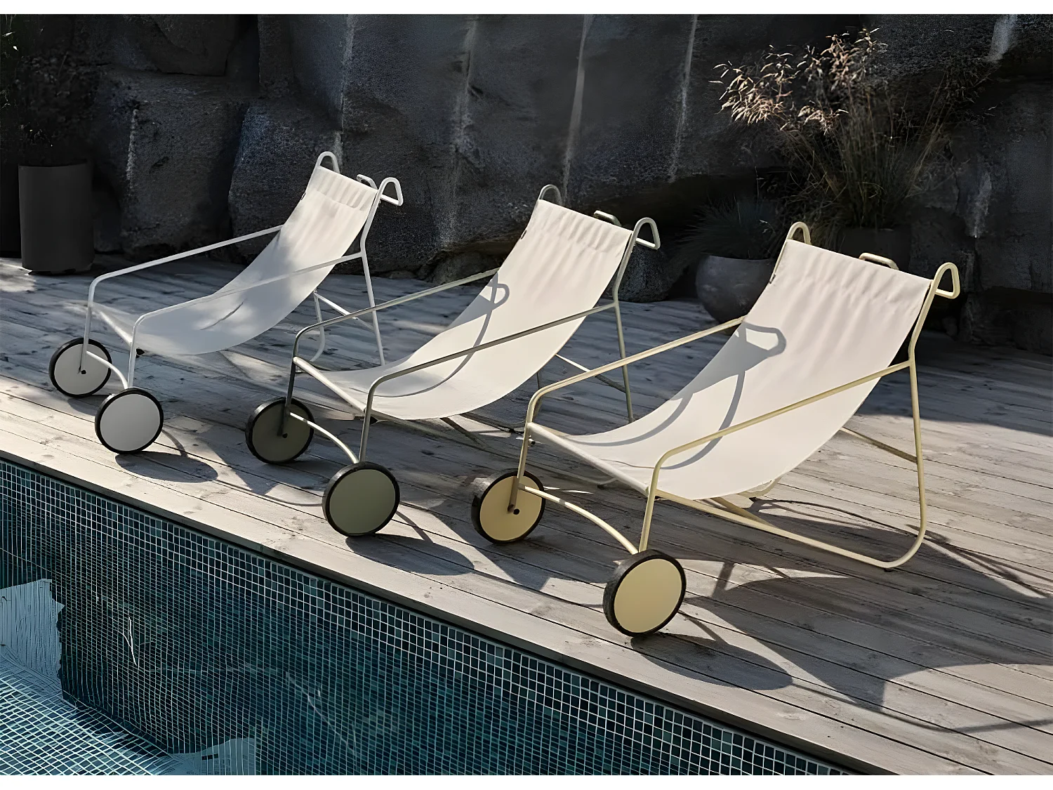 Chilienne design vert argile OSLO