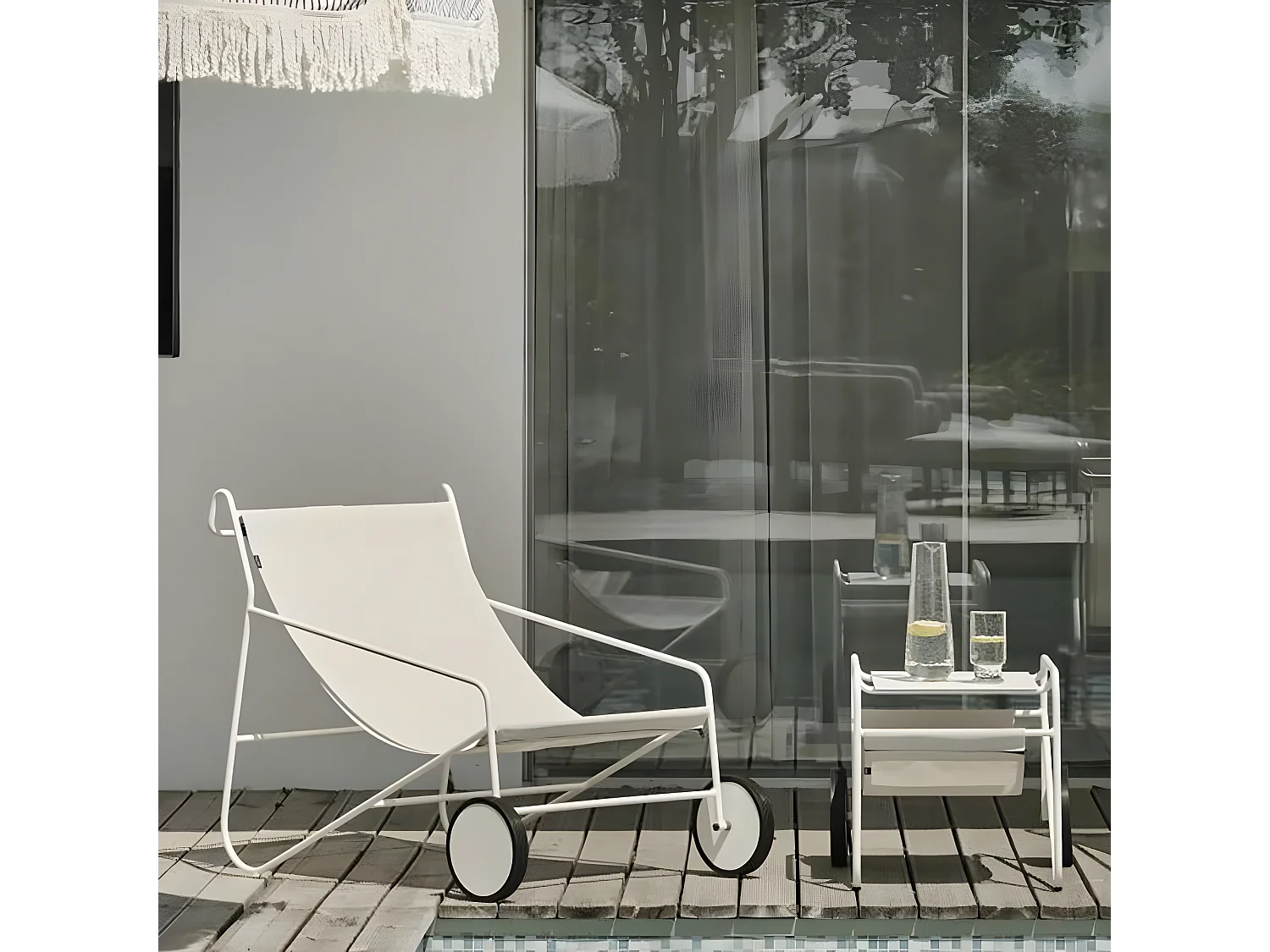 Chilienne design blanche OSLO