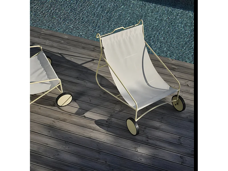 Chilienne design jaune tendre OSLO