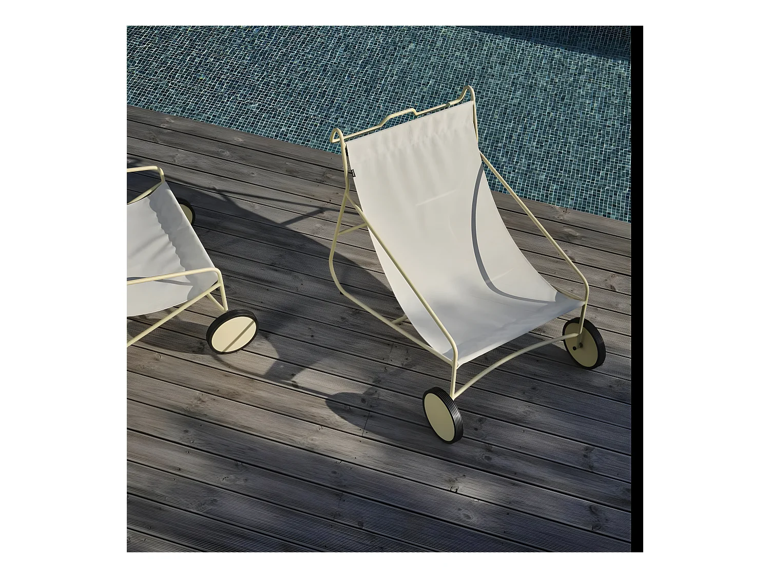 Chilienne design jaune tendre OSLO