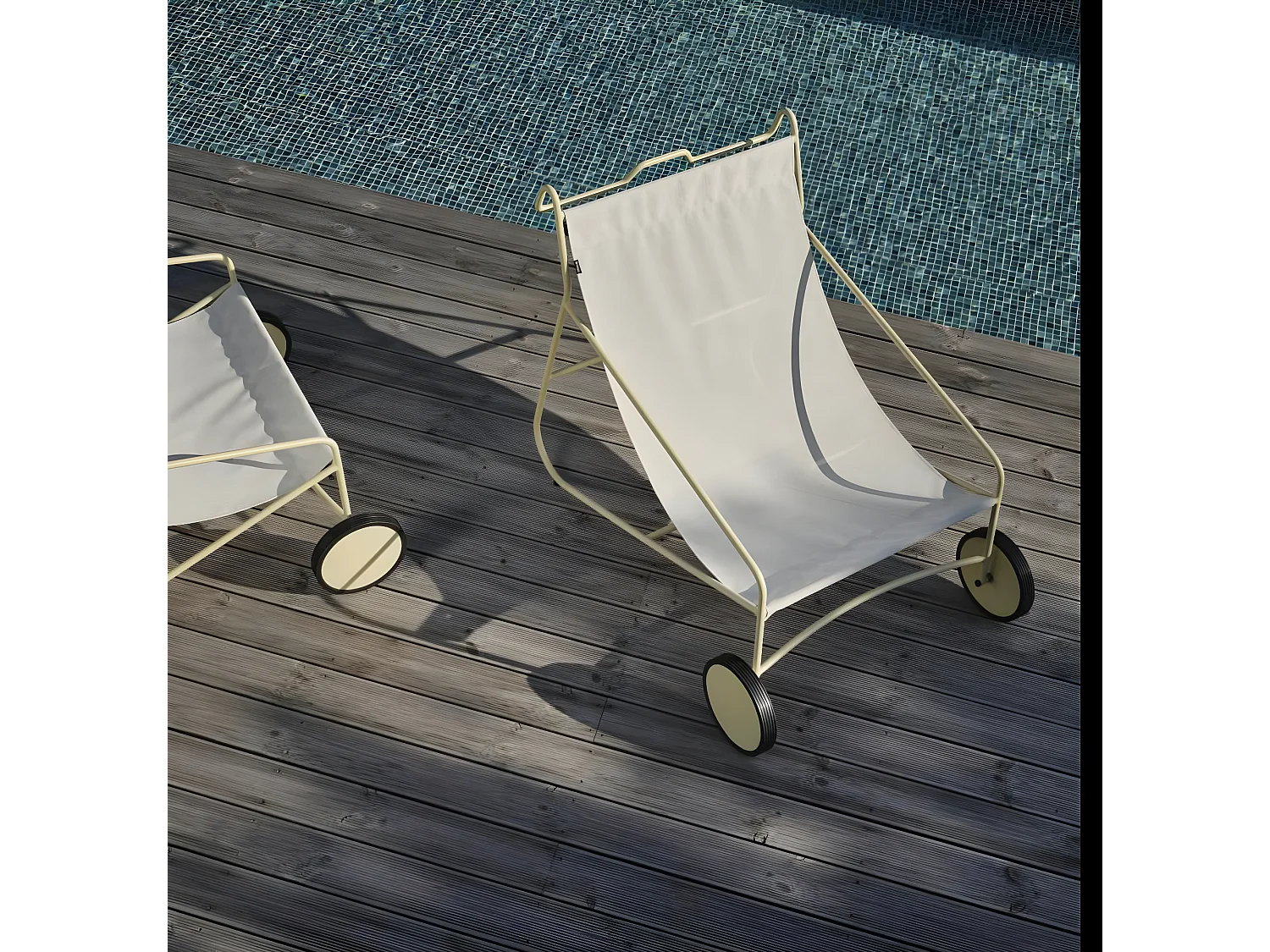 Chilienne design jaune tendre OSLO