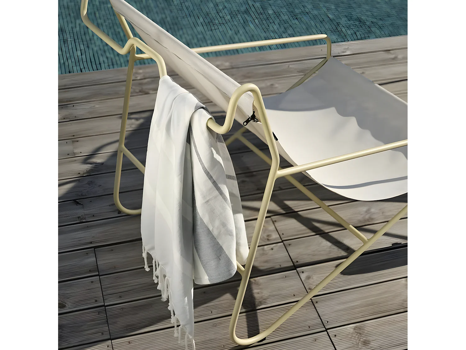 Chilienne design jaune tendre OSLO