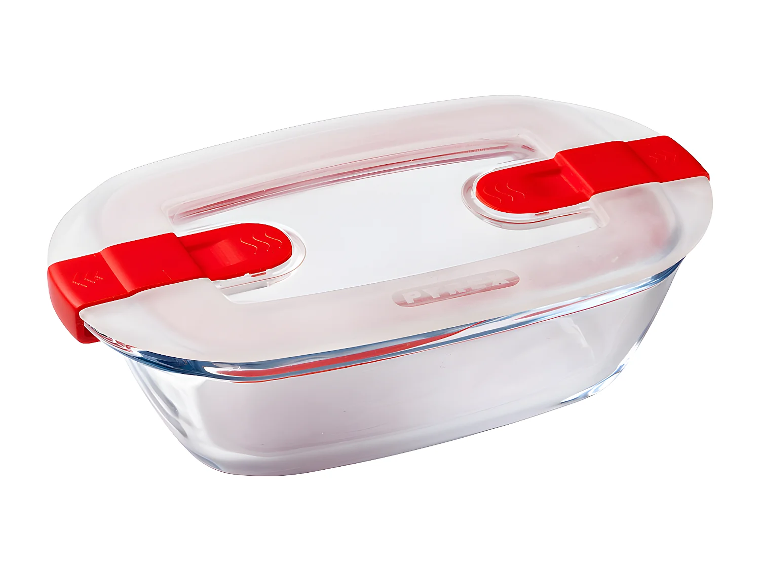 Plat rectangle + couvercle Cook & Heat 17 x 10 cm