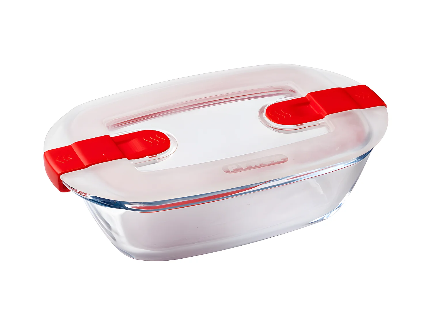 Plat rectangle + couvercle Cook & Heat 17 x 10 cm