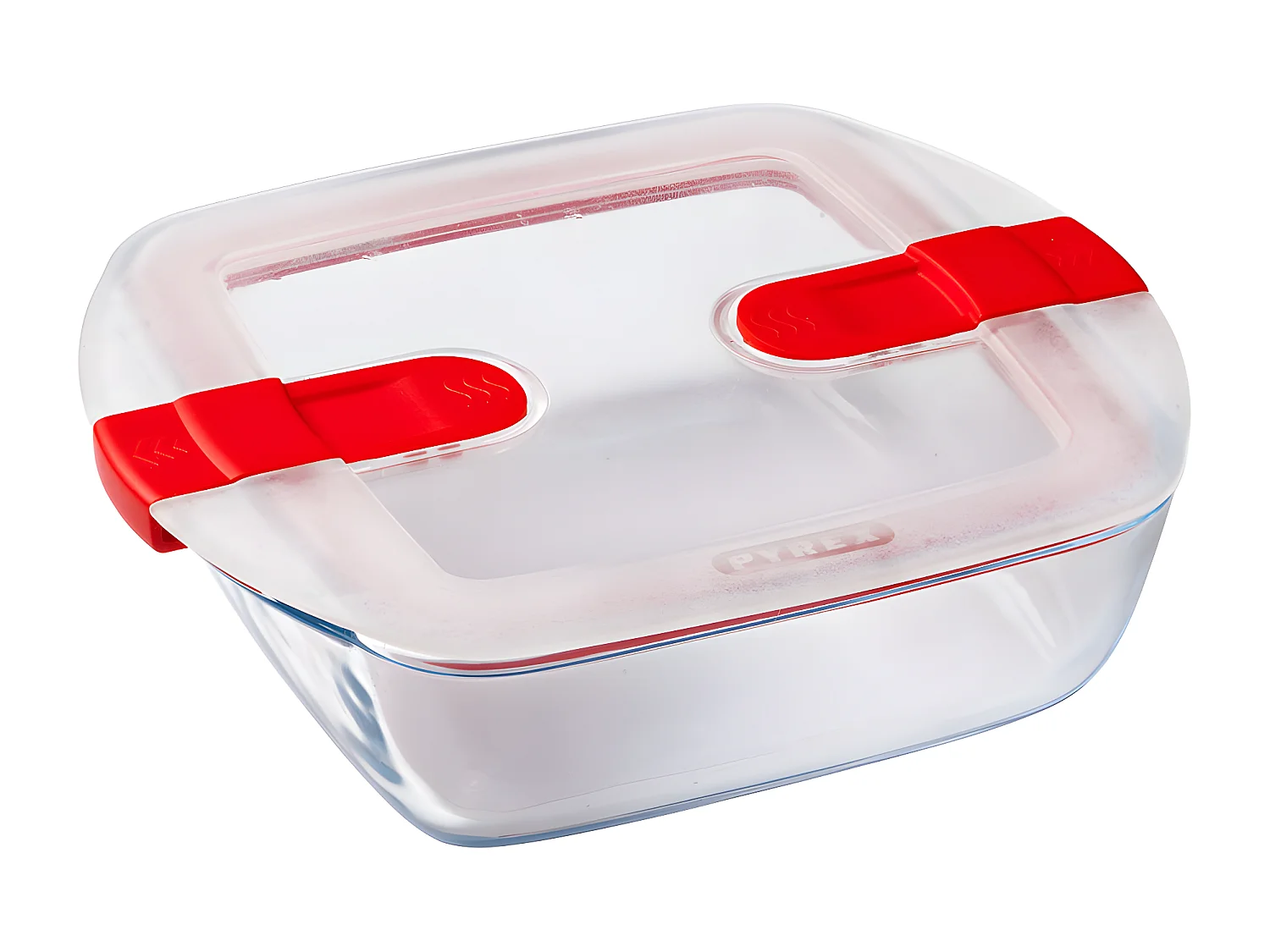 Plat carré + couvercle Cook & Heat 20 x 17 cm