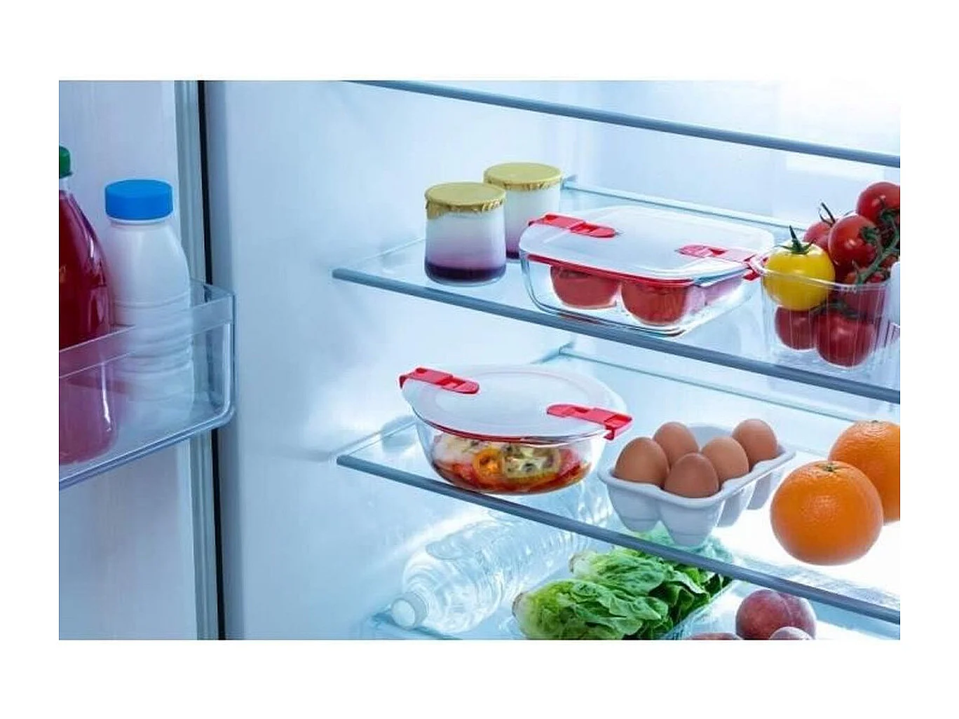 Plat carré + couvercle Cook & Heat 20 x 17 cm