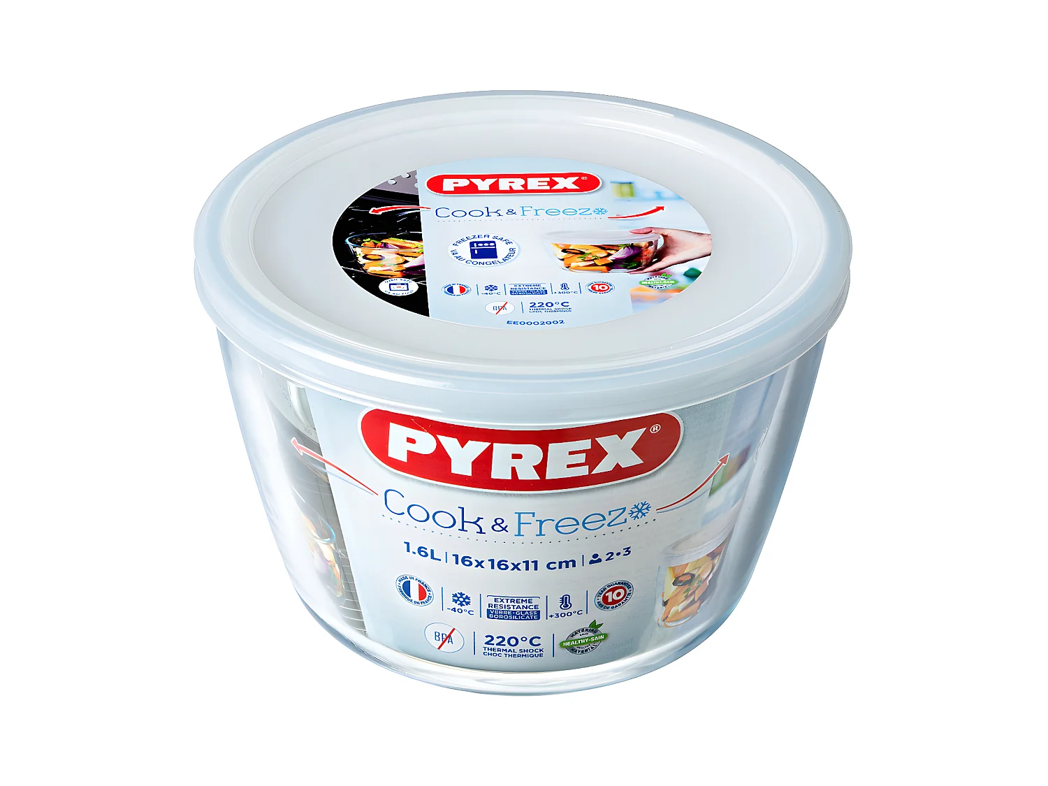 Plat rond cook et freeze 1,6 l
