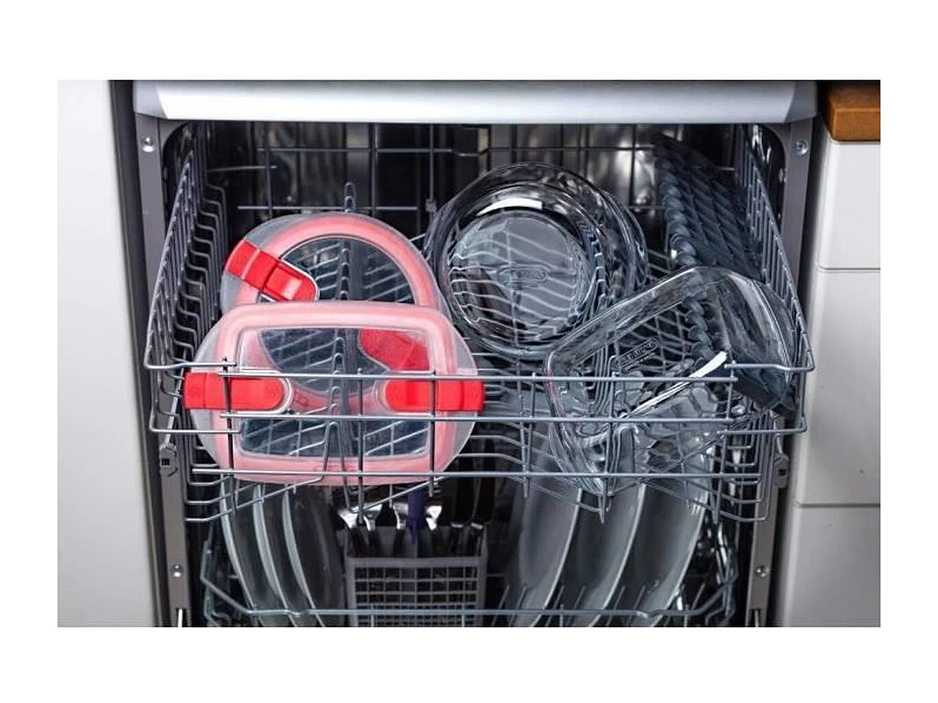 Plat rectangle + couvercle Cook & Heat 23 x 15 cm