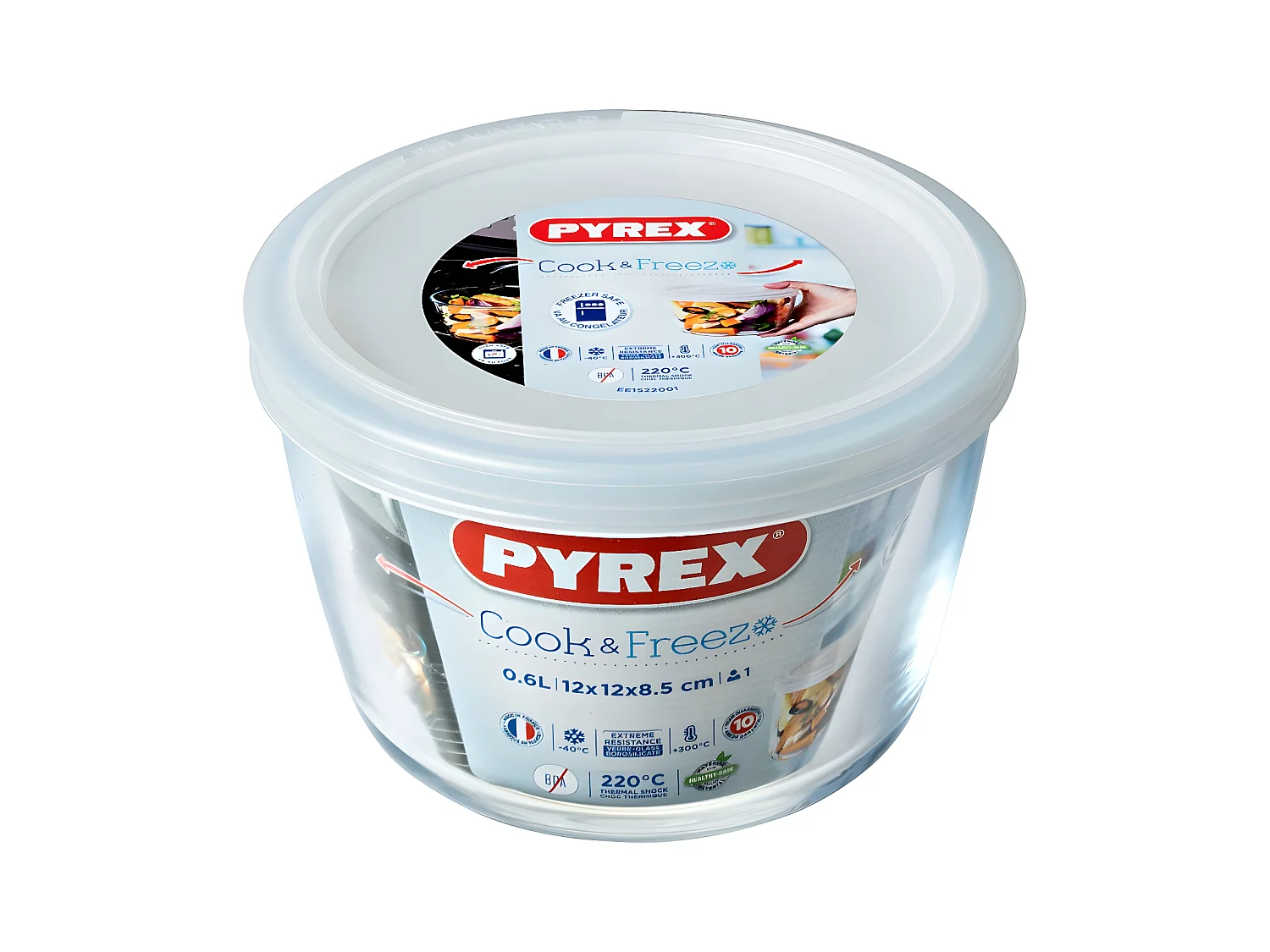 Plat rond cook & freeze 0,6 l