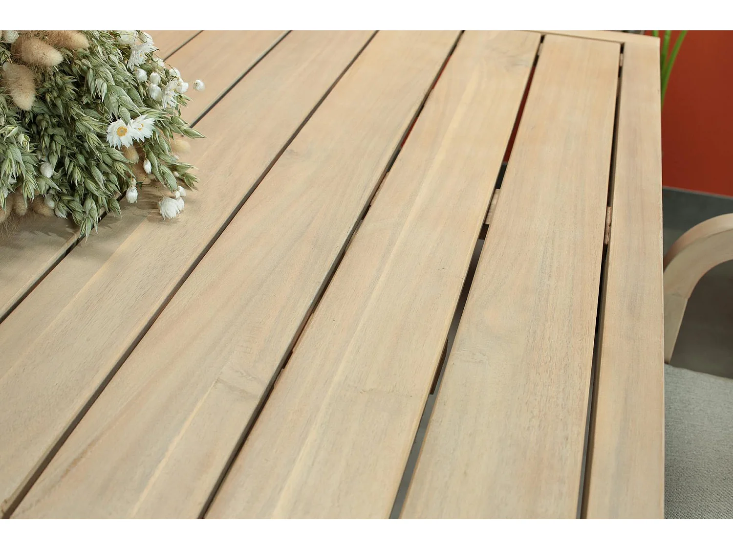 Table de jardin en bois d'acacia 220 cm IBIZA