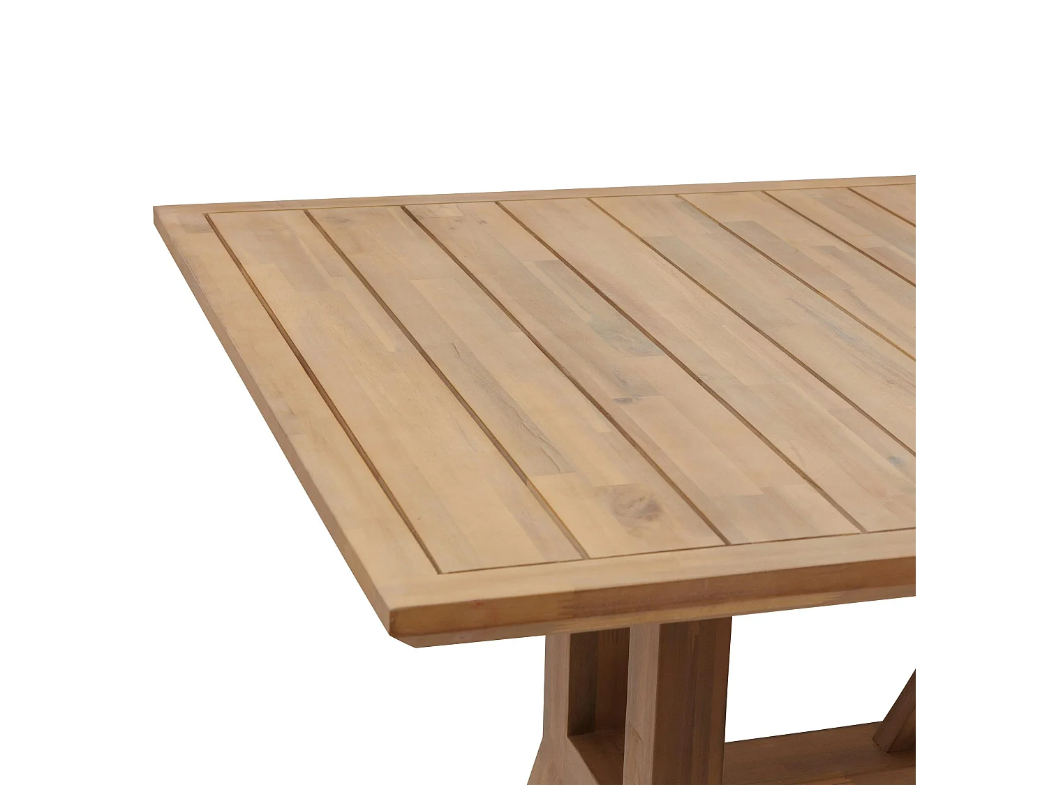 Table haute jardin en bois d'acacia 210 cm IBIZA