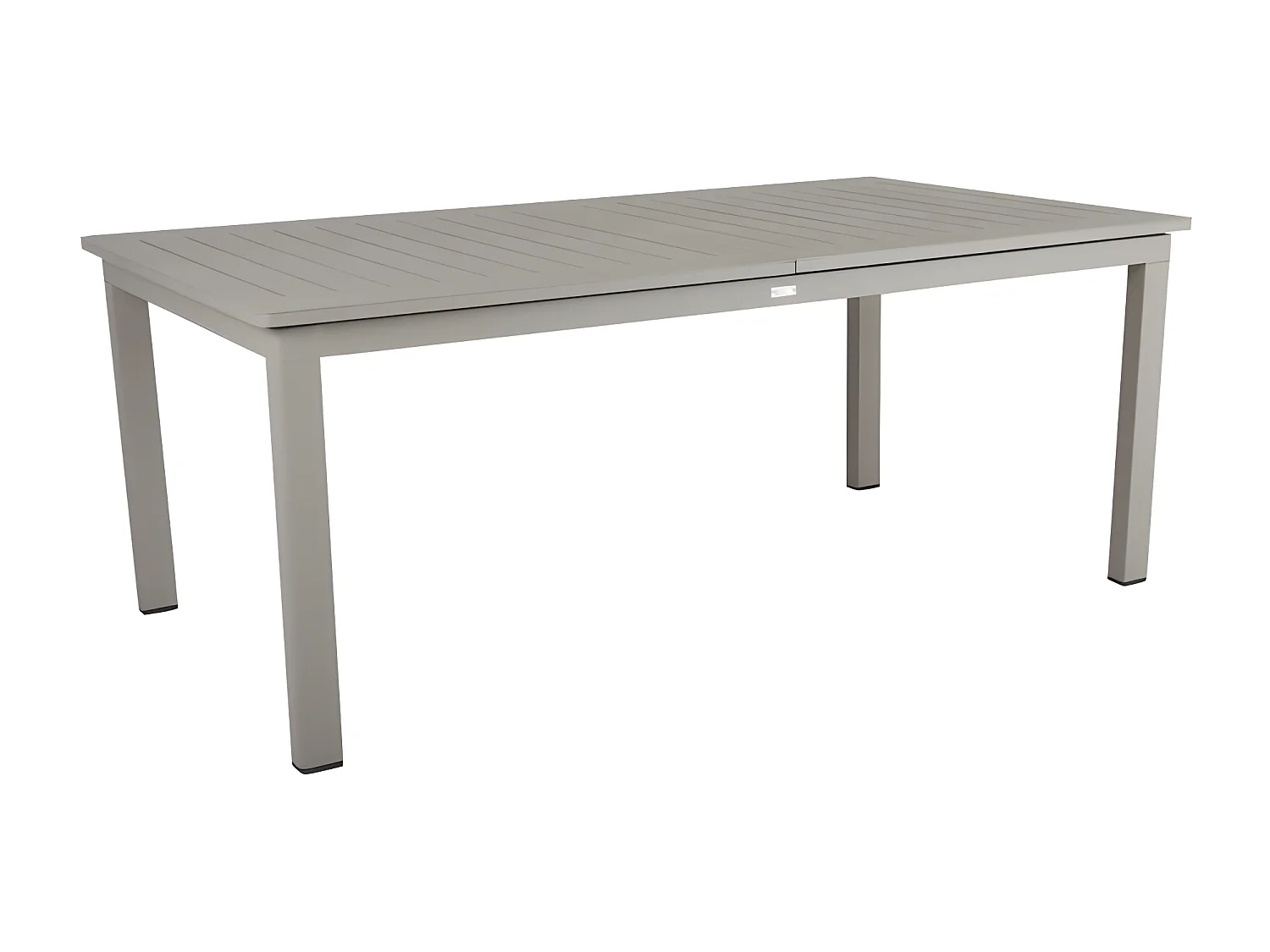 Table de jardin extensible en aluminium gris sable 194/314 cm OSLO