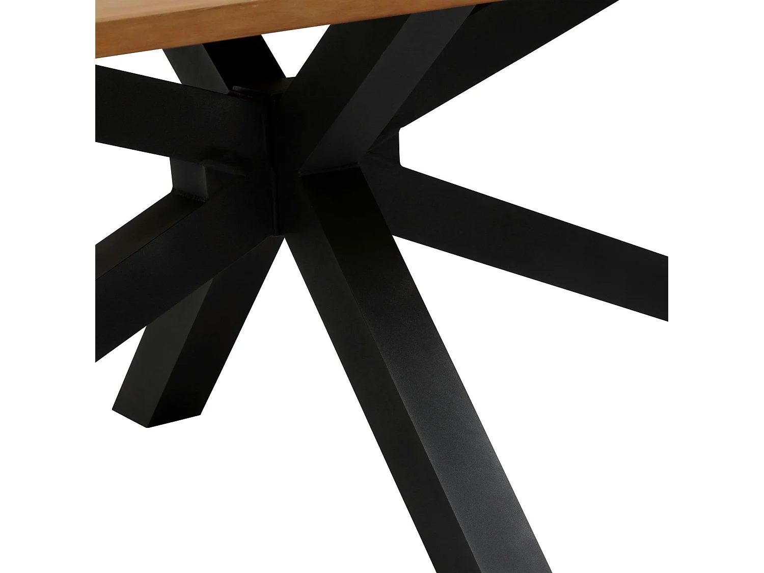 Table de jardin en bois d'acacia et aluminium 260 cm IBIZA